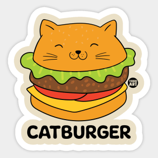 CAT BURGER Sticker